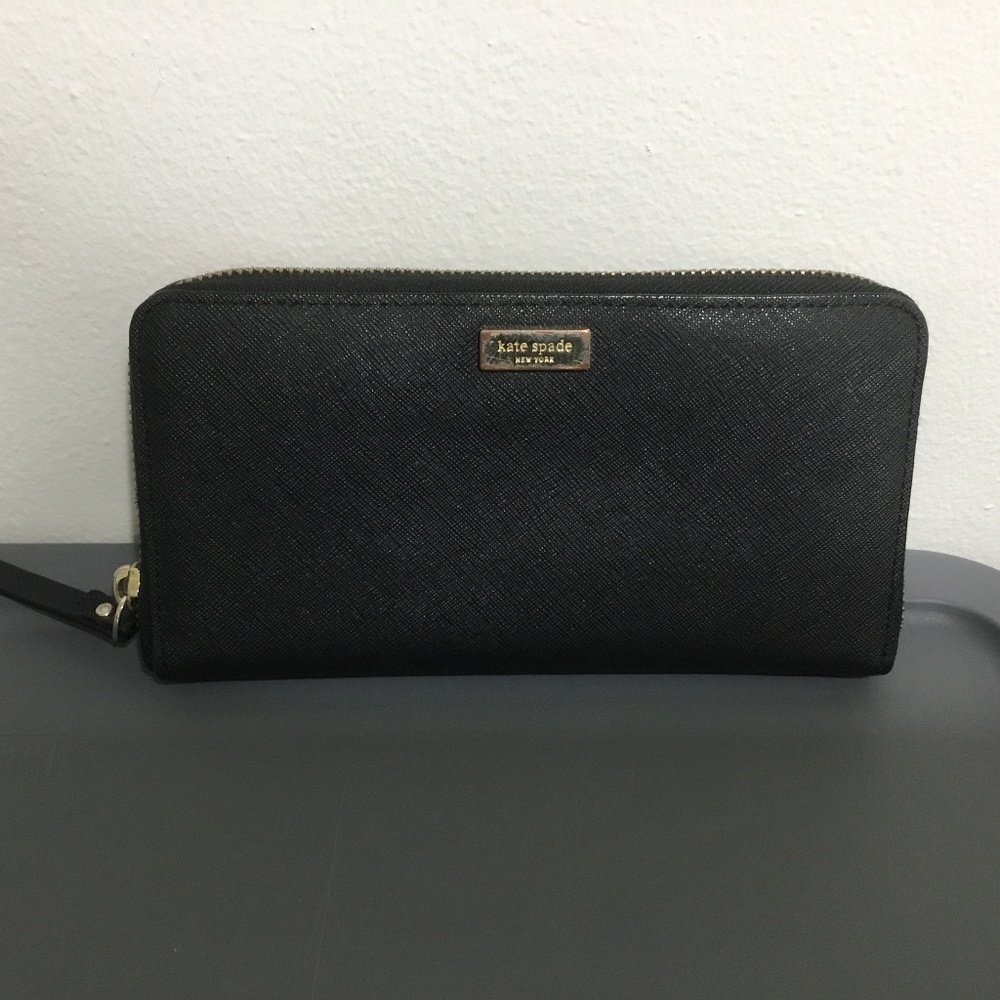 Kate Spade Black Wallet Wristlet